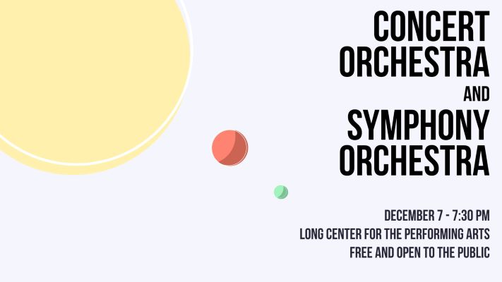 Concert Orchestra and Symphony Orchestra