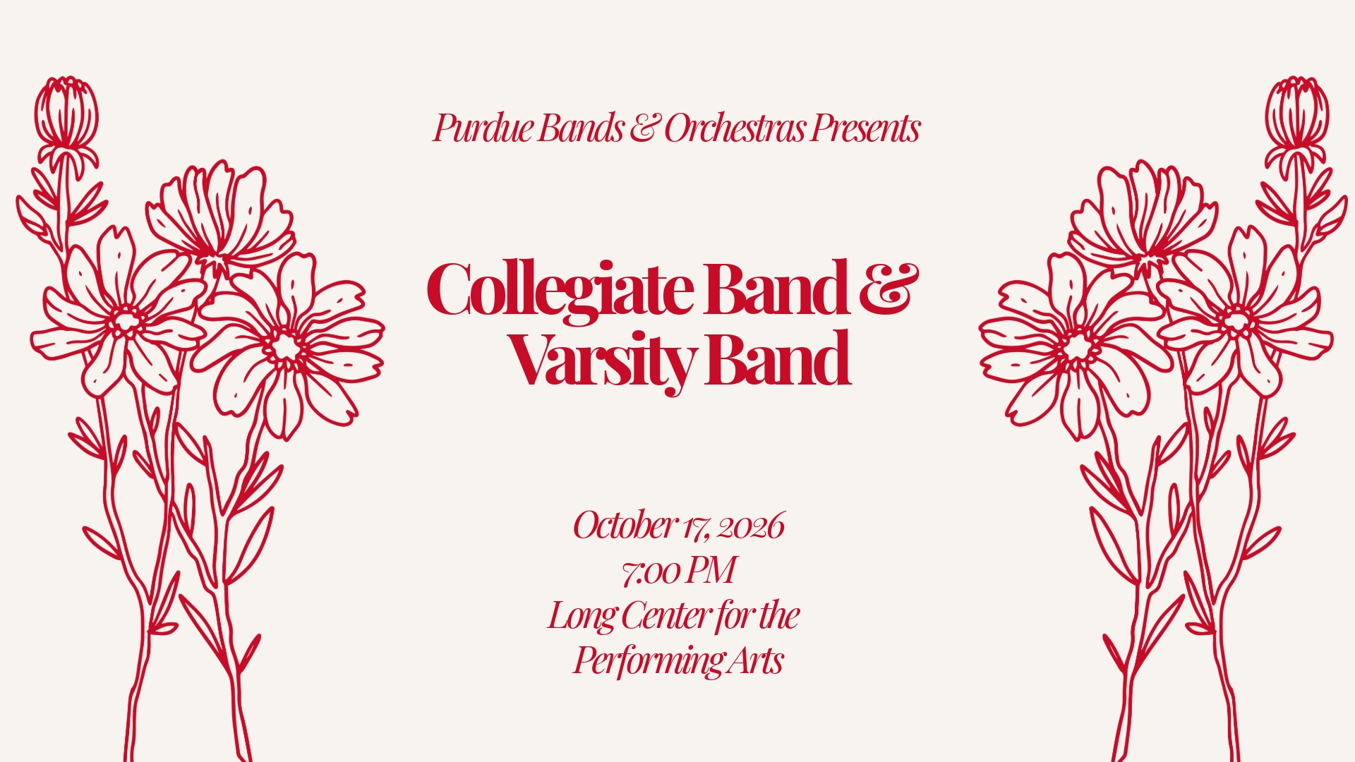 Purdue Collegiate & Varsity Bands