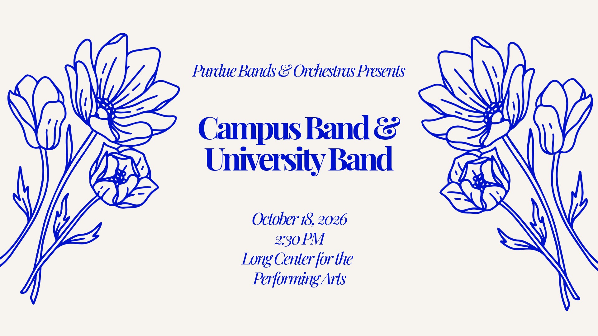 Purdue Campus & University Bands